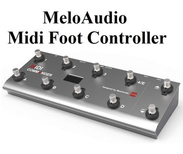 MeloAudio Midi Commander Guitar Base Multi-Effects Portable USB MIDI Foot Controller, Foot Switches - Imported from UK